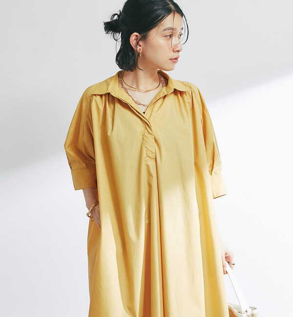  「《新色追加》スキッパーシャツワンピース」|その他|