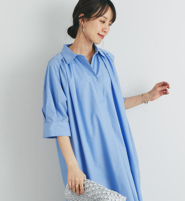  「《新色追加》スキッパーシャツワンピース」|その他|