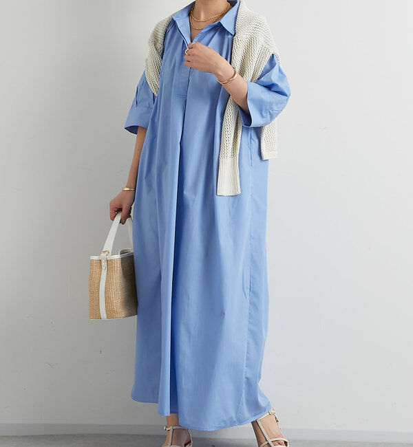  「《新色追加》スキッパーシャツワンピース」|その他|