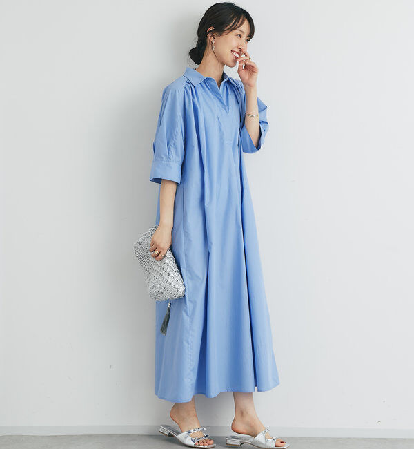  「《新色追加》スキッパーシャツワンピース」|その他|