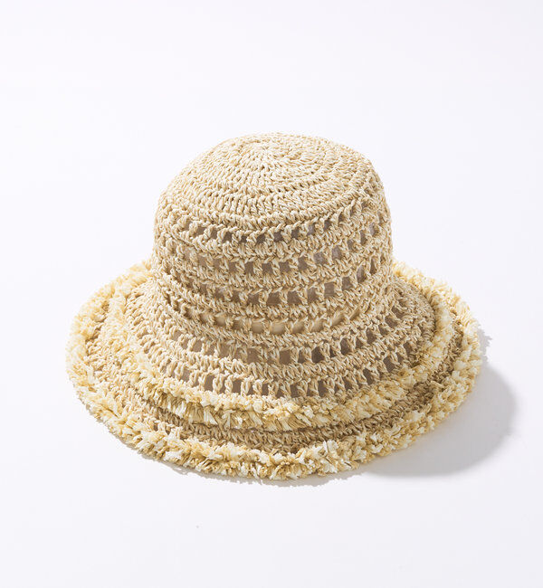  「【CASSELINI(キャセリーニ)】ペーパーフリンジハット」|ハット|