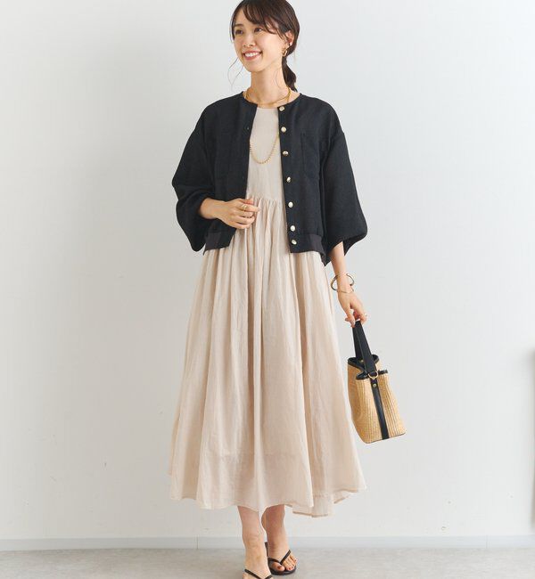  「《涼し気な印象・綿100％》インド綿ノースリーブワンピース」|その他|