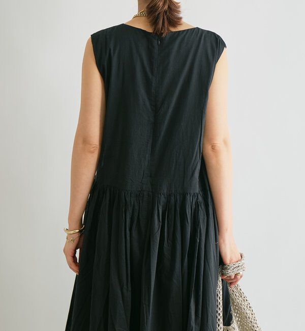  「《涼し気な印象・綿100％》インド綿ノースリーブワンピース」|その他|