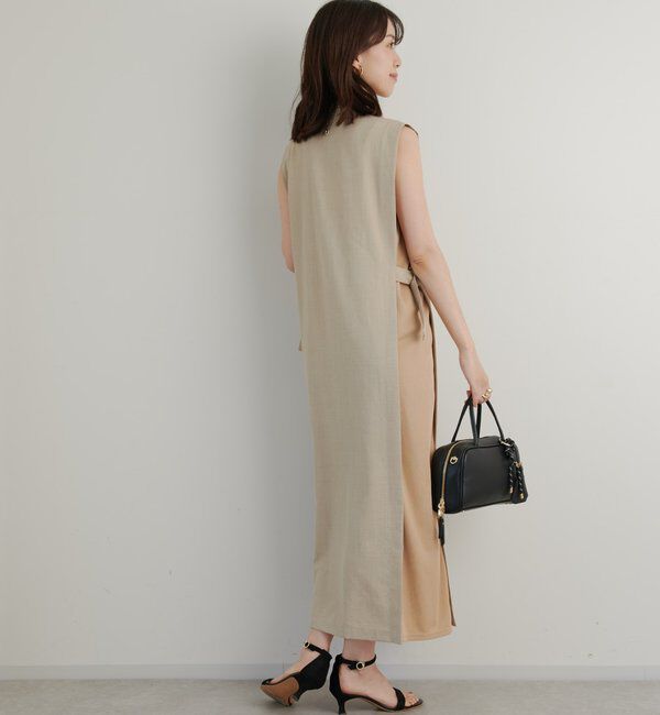  「《着映え力抜群◎》麻調&times;リブシャツワンピース」|その他|