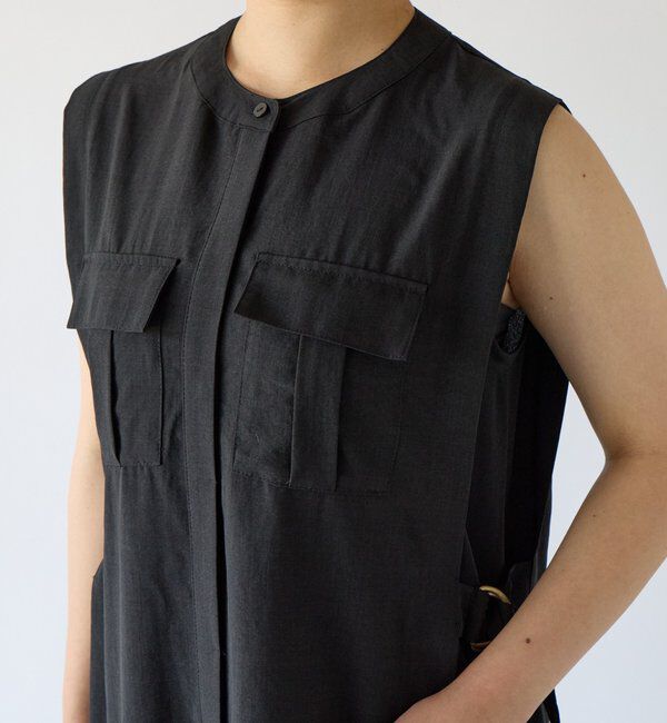  「《着映え力抜群◎》麻調&times;リブシャツワンピース」|その他|