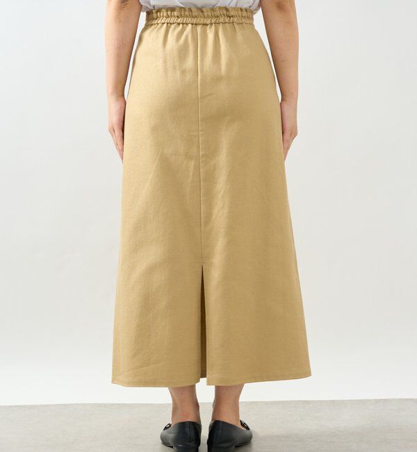  「《すっきり見え・デイリーに着回せる》箔チノナロースカート」|スカート|