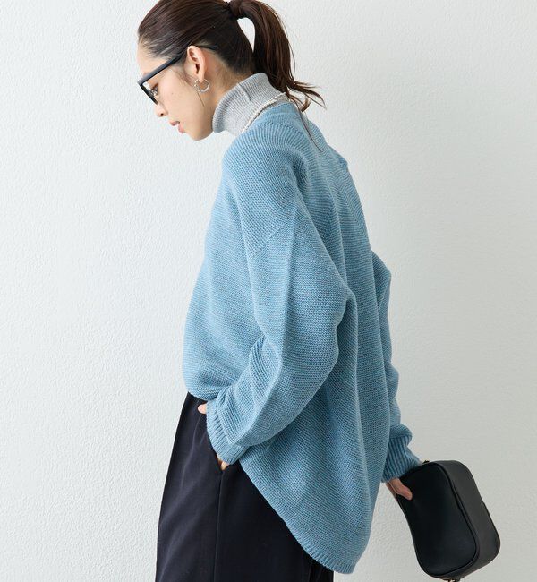  「《さりげなくお洒落に◎》ラメタートルネック」|ニット・セーター|