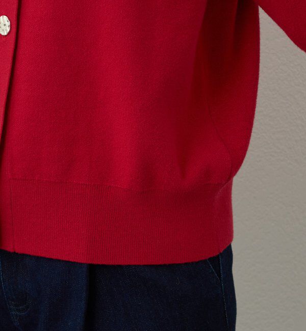  「《大人フェミニンな雰囲気に》2WAYレース襟ボウタイカーデ」|ニット・セーター|