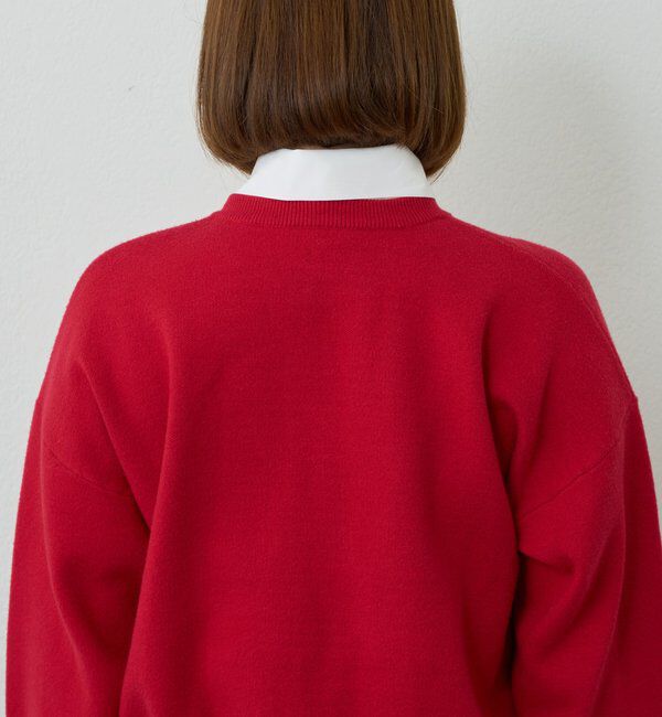  「《大人フェミニンな雰囲気に》2WAYレース襟ボウタイカーデ」|ニット・セーター|