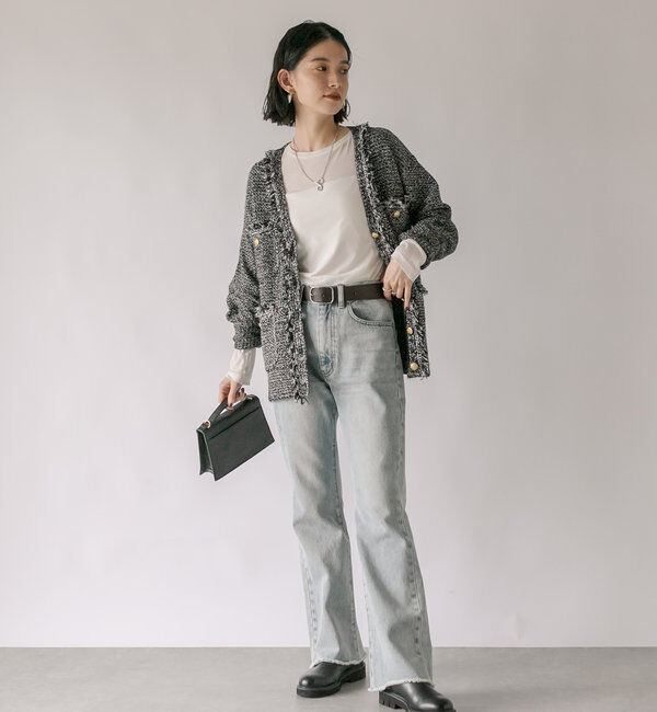  「【MONN.:.(モン)】シアーロンT」|Tシャツ・カットソー|