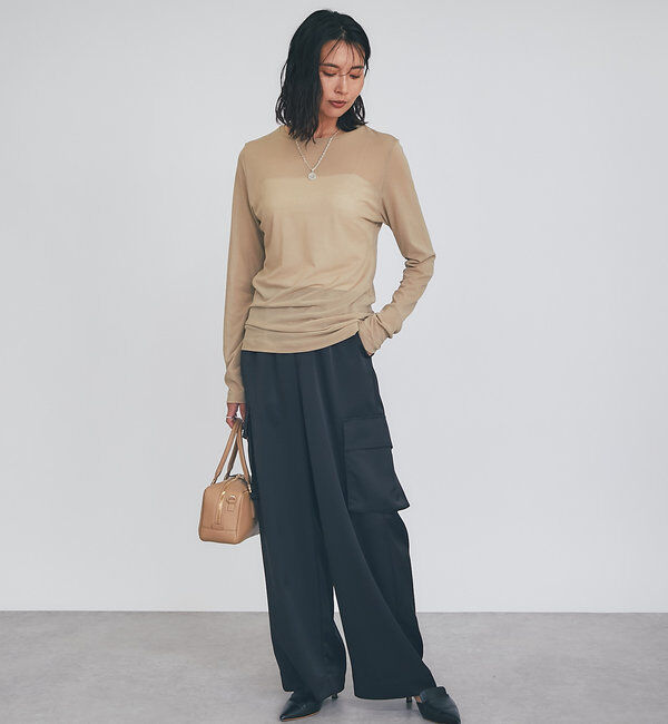  「【MONN.:.(モン)】シアーロンT」|Tシャツ・カットソー|