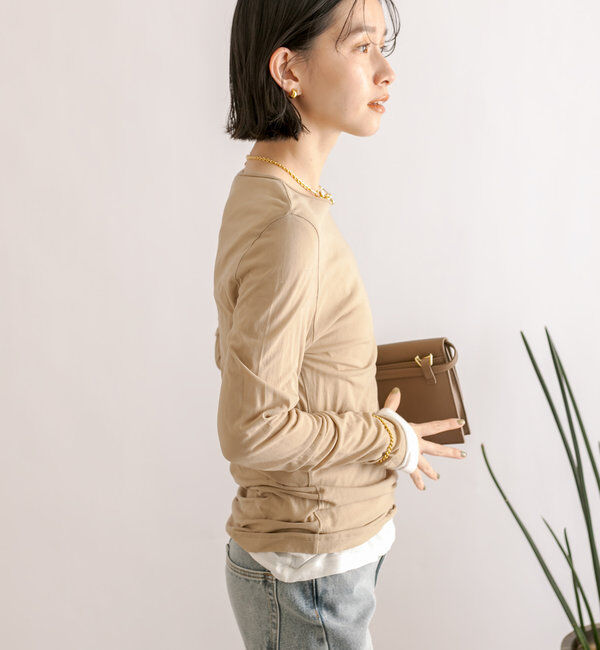  「【MONN.:.(モン)】シアーロンT」|Tシャツ・カットソー|