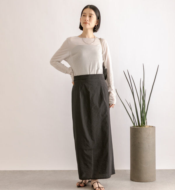  「【MONN.:.(モン)】シアーロンT」|Tシャツ・カットソー|