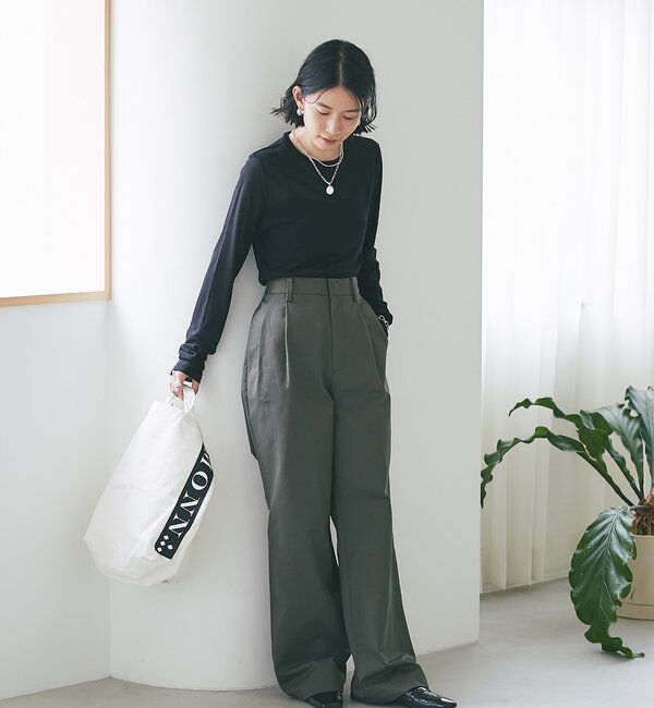  「【MONN.:.(モン)】シアーロンT」|Tシャツ・カットソー|