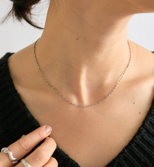  「【R.good（アールドットグッド）】サークルチェーンネックレス」|ネックレス|シルバー