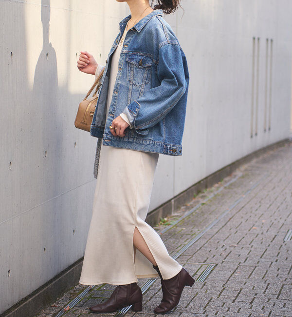  「【全骨格細見え】2WAYロングリブワンピース」|ワンピース|