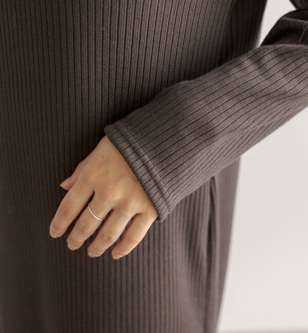  「【全骨格細見え】2WAYロングリブワンピース」|ワンピース|