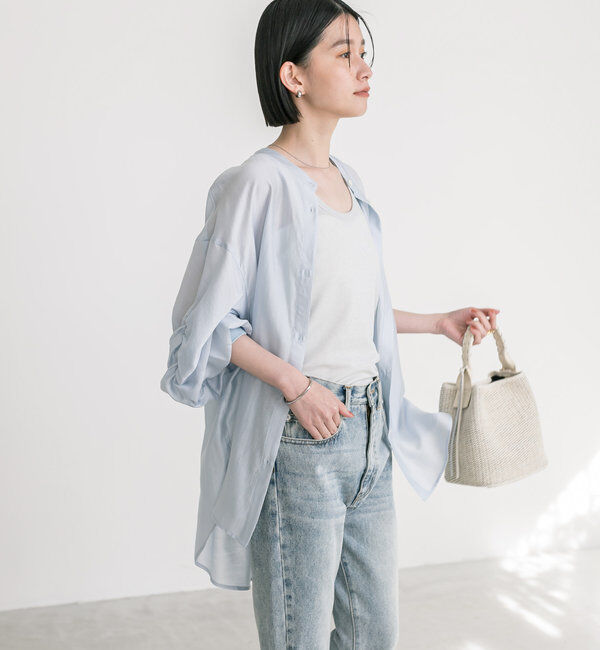  「【コーデのポイントに】ラメリブタンクトップ」|キャミソール|