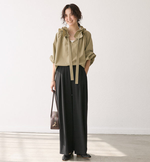  「【着映え◎】ギャザーフリルカラーブラウス」|シャツ・ブラウス|