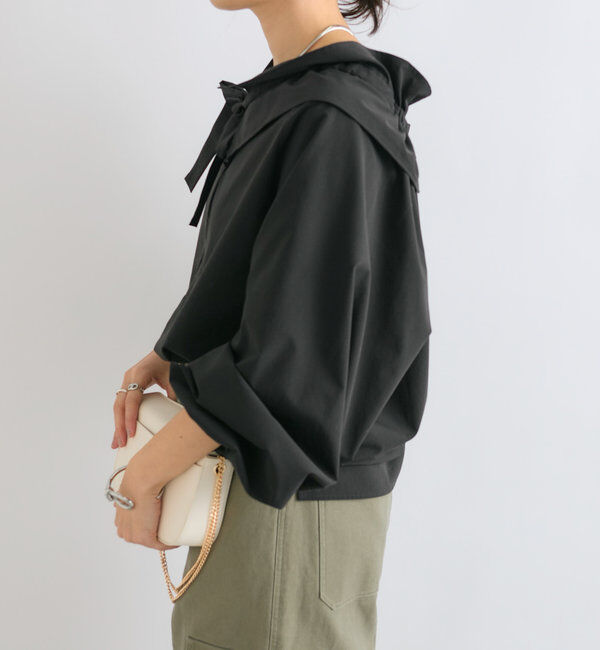  「【着映え◎】ギャザーフリルカラーブラウス」|シャツ・ブラウス|