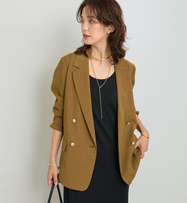  「【R.good(アールドットグッド)】ボールチェーンアジャストネックレス」|リング|