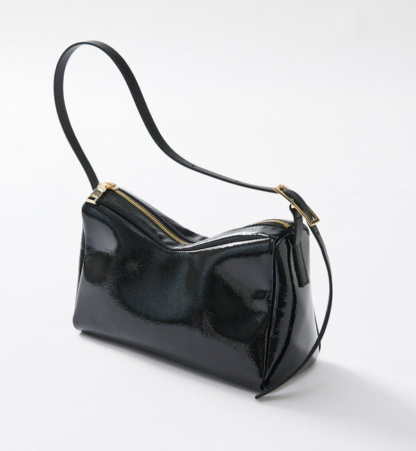  「【コーデのポイントに】パテントレザーミニバッグ」|ショルダー・メッセンジャー|