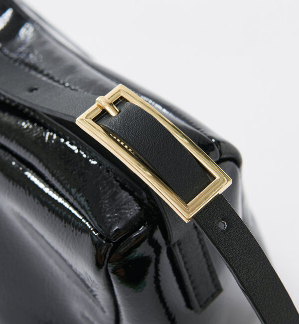  「【コーデのポイントに】パテントレザーミニバッグ」|ショルダー・メッセンジャー|