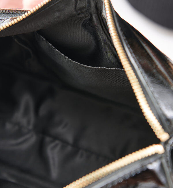  「【コーデのポイントに】パテントレザーミニバッグ」|ショルダー・メッセンジャー|