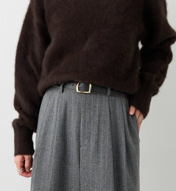  「【MONN.:.(モン)】SHIHOコラボ型押しベルト」|ベルト|