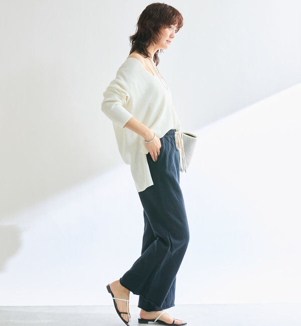  「【楽ちんキレイ】スウェットパンツ」|チノ|