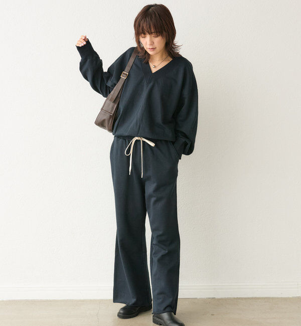  「【楽ちんキレイ】スウェットパンツ」|チノ|