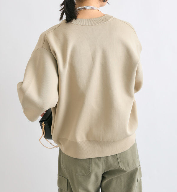  「【一枚でも羽織でも】ボリュームスリーブニットカーデ」|カーディガン|