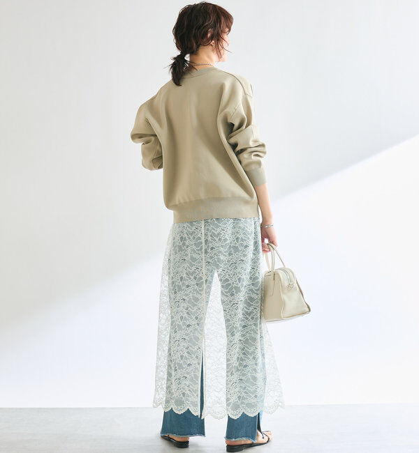  「【一枚でも羽織でも】ボリュームスリーブニットカーデ」|カーディガン|