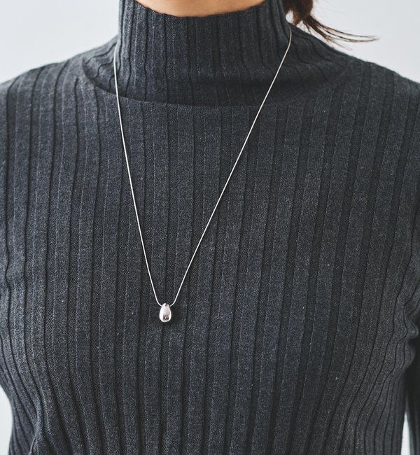  「【R.good(アールドットグッド)】エッグモチーフスライドネックレス」|リング|シルバー