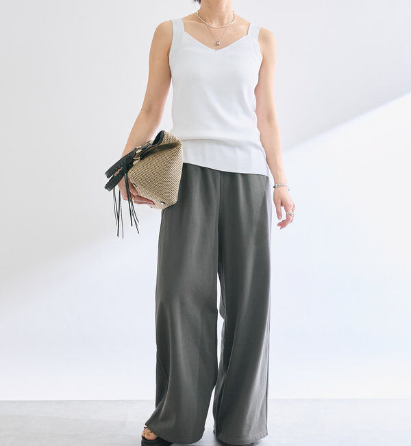  「【アンサンブル対応可】シルク混2wayニットキャミ」|ニット・セーター|