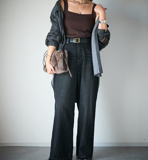  「【アンサンブル対応可】シルク混2wayニットキャミ」|ニット・セーター|