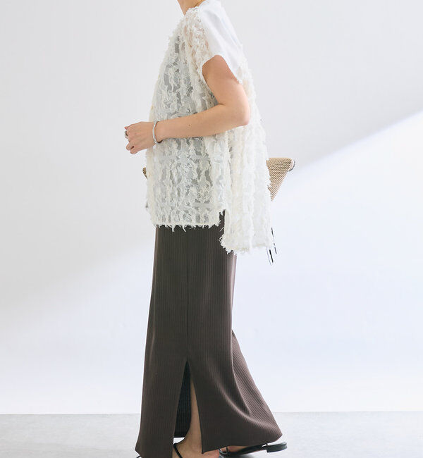  「【着映え◎】カットジャガードフレンチシャツ」|シャツ・ブラウス|