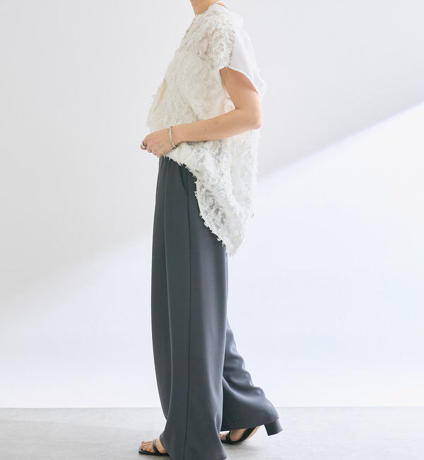  「【着映え◎】カットジャガードフレンチシャツ」|シャツ・ブラウス|