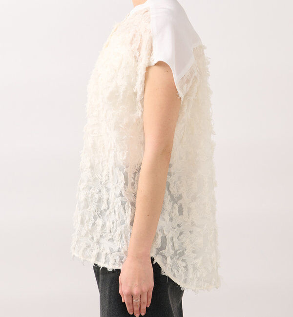  「【着映え◎】カットジャガードフレンチシャツ」|シャツ・ブラウス|