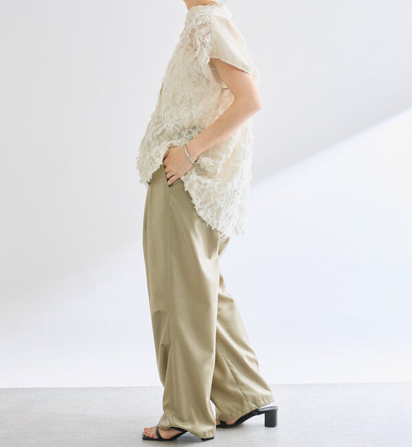  「【着映え◎】カットジャガードフレンチシャツ」|シャツ・ブラウス|