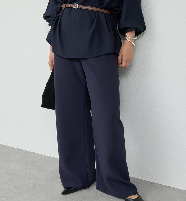  「【CHIKAコラボ】【美脚パンツ】ワイドドロストパンツ」|その他|