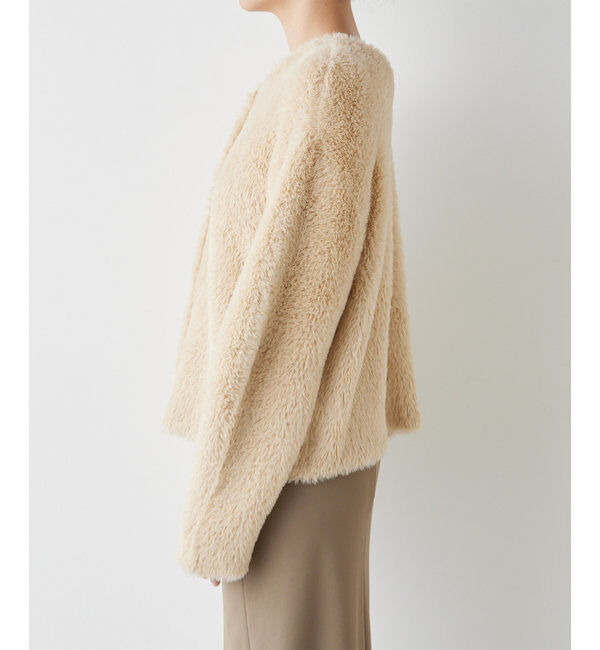  「＼自宅で洗える／フェザーヤーンカーディガン」|ニット・セーター|