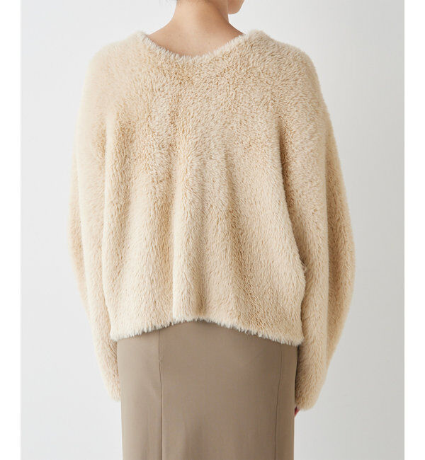  「＼自宅で洗える／フェザーヤーンカーディガン」|ニット・セーター|