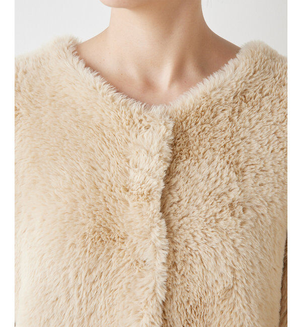  「＼自宅で洗える／フェザーヤーンカーディガン」|ニット・セーター|