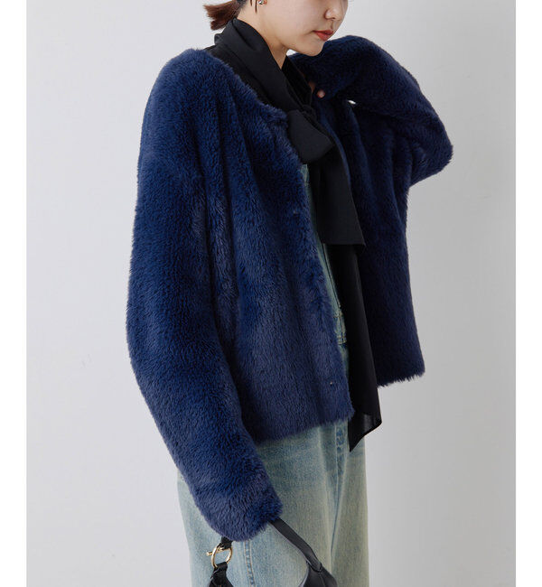  「＼自宅で洗える／フェザーヤーンカーディガン」|ニット・セーター|