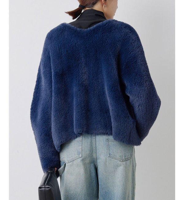  「＼自宅で洗える／フェザーヤーンカーディガン」|ニット・セーター|