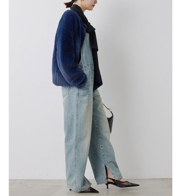  「＼自宅で洗える／フェザーヤーンカーディガン」|ニット・セーター|