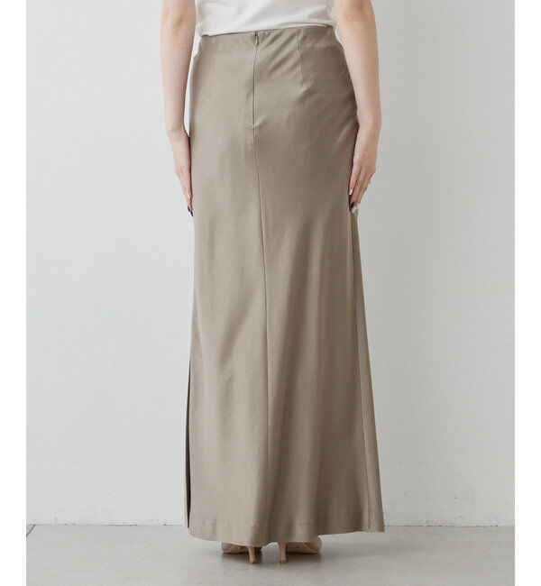  「サテンスリットスカート」|スカート|
