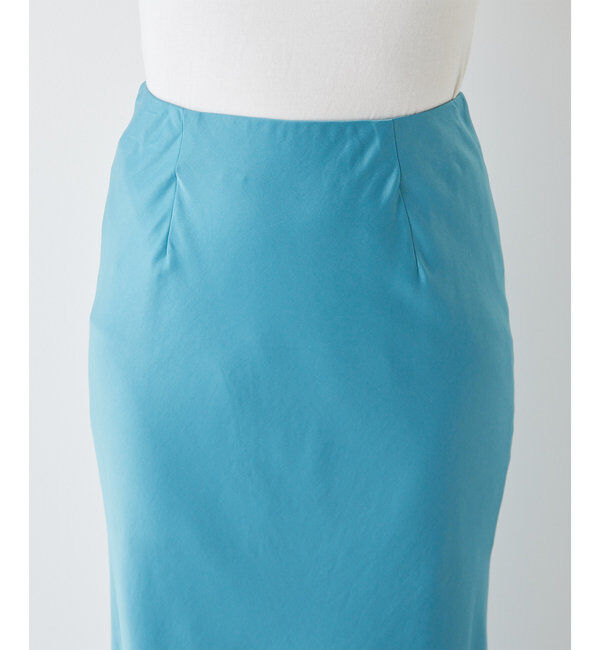  「サテンスリットスカート」|スカート|