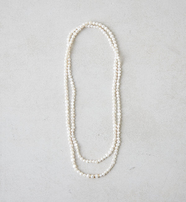  「【EO】ロングパールネックレス」|ネックレス|